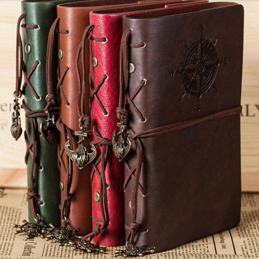 Retro Pirate Spiral Journal