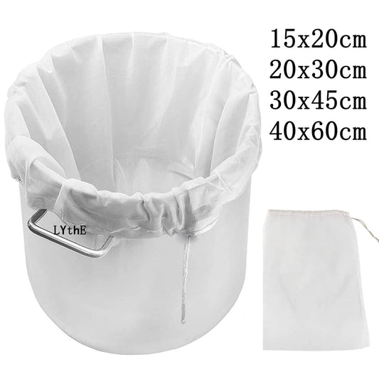 Beer Homebrew Filter Bag for Brewing Reusable Kitchen Food Strainer Fine Mesh Bag